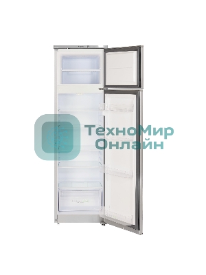 Холодильник Бирюса M424 металлик двухкамерный 170/35л морозилка сверху