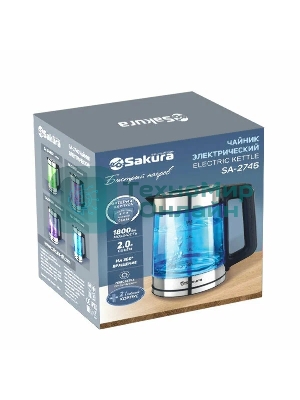 Чайник электрический SAKURA SA-2746BL 2л голубой