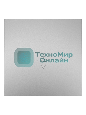 Выключатель проходной 1-кл. СП ZIMA IP20 10А безвинт. зажим серый матовый LEZARD 704-7488-105QC