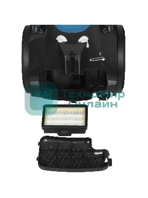 Пылесос Bosch BGS05A220 синий/серый, 700 Вт, уборка сухая, пылесборник контейнер 1.5 л