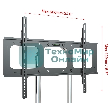 Стойка для телевизора Cactus CS-VM-ST04H черный 37