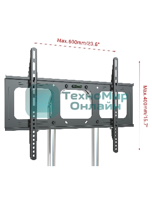 Стойка для телевизора Cactus CS-VM-ST04H черный 37