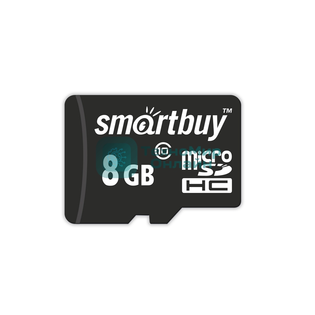 Флеш карта Smartbuy microSDHC (Transflash) 8Gb (class 10)