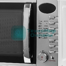 Микроволновая печь Vekta TS720ATS серебристый/черный, 20 л, 700 Вт, переключатели - кнопки, поворотный механизм