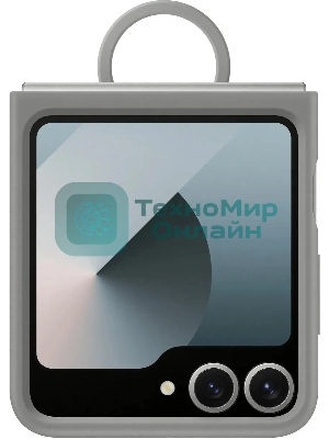 Чехол (клип-кейс) Samsung для Samsung Galaxy Z Flip6 Silicone Case Silicone Case Flip 6 (F741) серый (EF-PF741TJEGRU)