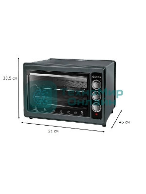 Мини-печь Delta D-0124 черная