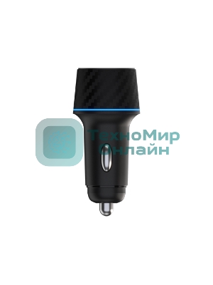 Автомобильное зарядное устройство Maxvi CCM-MS604PD 48W 6A (USB + Type-C, QC3.0 PD3.0) черный