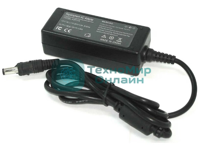 Блок питания (сетевой адаптер) для ноутбуков Liteon 19V 1.58A 5.5x2.5, REPLACEMENT