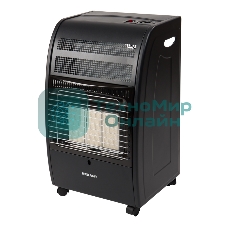 Обогреватель инфракрасный газовый Rexant для дома, 4,2 кВт, для баллона 27 л, черный