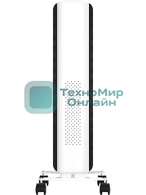 Обогреватель масляный Royal Clima Laggio Nero ROR-LN7-1500M, с терморегулятором, 1500Вт, 6 секций, 3 режима, белый/серый