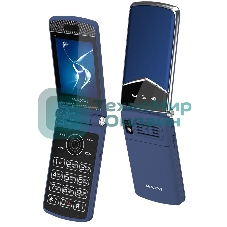 Мобильный телефон Maxvi E11 синий/серебристый