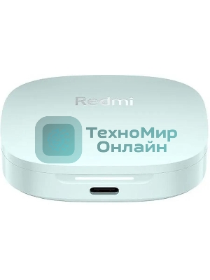 Наушники TWS Xiaomi Redmi Buds 6 зеленый, внутриканальные, Bluetooth, активное шумоподавление, до 40 ч