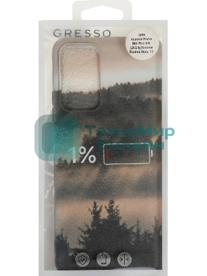 Чехол (клип-кейс) Gresso для Xiaomi Poco M4 Pro 5G Meridian черный/бежевый (GR17AAAE8996)