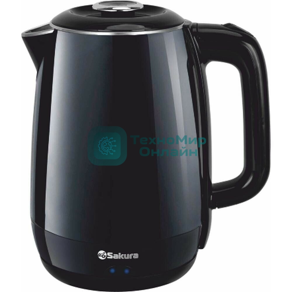 Чайник электрический Sakura SA-2180BK черный, 1,8 л, 1800 Вт
