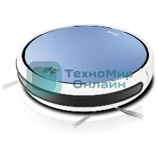 Робот-пылесос Vitek VT-1805 (MC) голубой/белый, 2500 мА·ч Li-Ion, уборка влажная/сухая, пылесборник контейнер 0.5 л