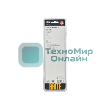 Рамка 4-местная IEK BRITE РУ-4-2-БрЧ (BR-M42-G-K02) стекло черный