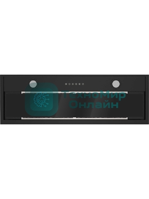 Вытяжка полностью встраиваемая Elikor Cube 90П-1000-Э4Д черный, 90 см, 1000 куб. м/ч, 69 дБ