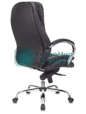 Кресло Бюрократ T-9950/BLACK-PU черный, экокожа