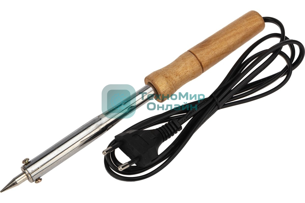 Паяльник ПД PROconnect, 220 В, 85 Вт, деревянная ручка, блистер