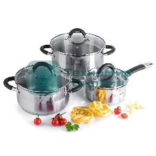 Набор посуды TalleR TR-17190 Телфорд 6 пр. Подходит для всех типов плит (включая индукционную).