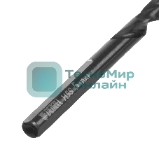 Сверло по металлу Denzel 5 мм, HSS-Tin, Golden Tip, 10 шт.