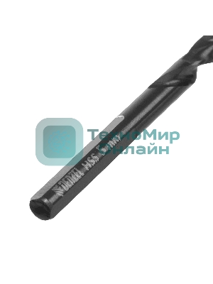 Сверло по металлу Denzel 5 мм, HSS-Tin, Golden Tip, 10 шт.