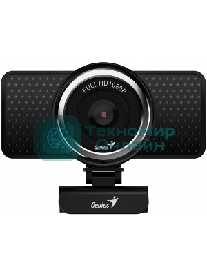 Веб-камера Genius eCam 8000 1920x1080, 30 кадр/с, USB Type-A, микрофон (шумоподавление), универсальное крепление