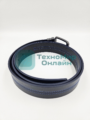 Ремень мужской Piquadro Blue Square CU6742B2/BLUN 125х3.5 см синий/черный натур.кожа