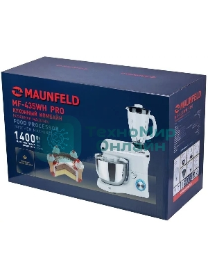 Кухонный комбайн Maunfeld MF-435WH PRO, белый