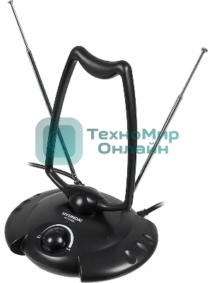 Антенна телевизионная Hyundai H-TAI200 15дБ активная черный