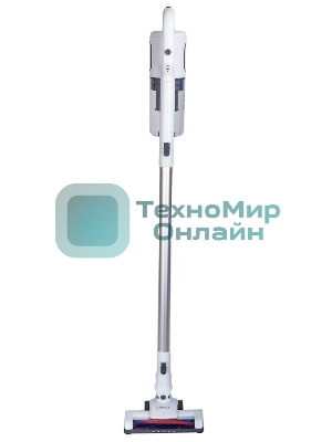 Пылесос вертикальный SUPRA VCS-5095 белый, питание от аккумулятора, 120 Вт, уборка сухая, пылесборник 0.5 л
