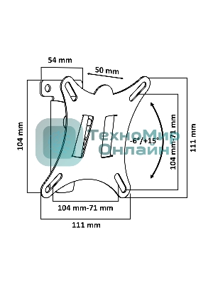 Кронштейн LE'STER LST-101.02 ТВ 10