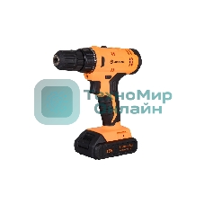 Дрель-шуруповерт аккумуляторная Вихрь ДА-18Л-2к 72/14/9, Аккумуляторная, 18В, 2 АКБ, Кейс