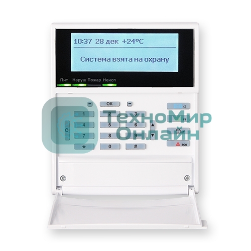 Прибор приемно-контрольный охранно-пожарный Астра-812 Pro. Контроль до 192 радиоустройств Астра-РИ-М через встроенный радиомодуль (433 МГц),до 999 адресных (радио/проводных) устройств Астра-Zитадель/Астра-А через расширители Астра-Z РР/Астра-А РПА, 1 слот для установки сменных модулей Астра-GSM, Астра-LAN