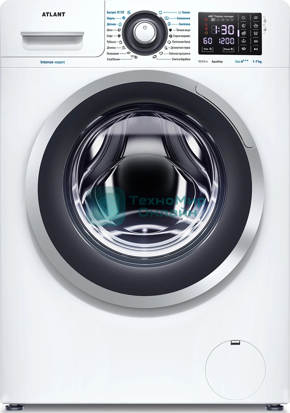 Стиральная машина Atlant СМА 70С1214-A-01 белый, загрузка фронтальная 7 кг, 1200 об/мин, класс: А++