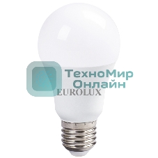 Лампа светодиодная EUROLUX LL-E-A60-15W-230-6K-E27 груша