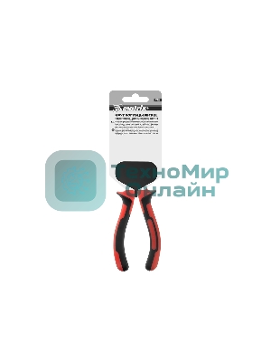 Длинногубцы Matrix 17424 NICKEL 200 мм, изогнутые никелированные, двухкомпонентные рукоятки