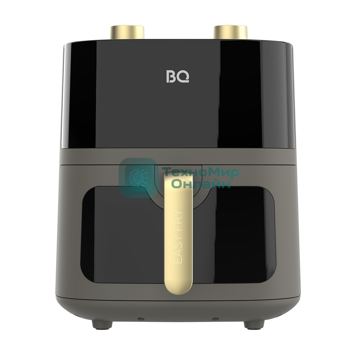 Аэрогриль BQ AF6000M серый, 1700 Вт, 6 л, сенсор, 4 программы