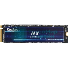 Накопитель SSD KingSpec NX-512, 512Gb, PCIe 3.0 x4, M.2 2280, NVMe, R/W 3400/3100
