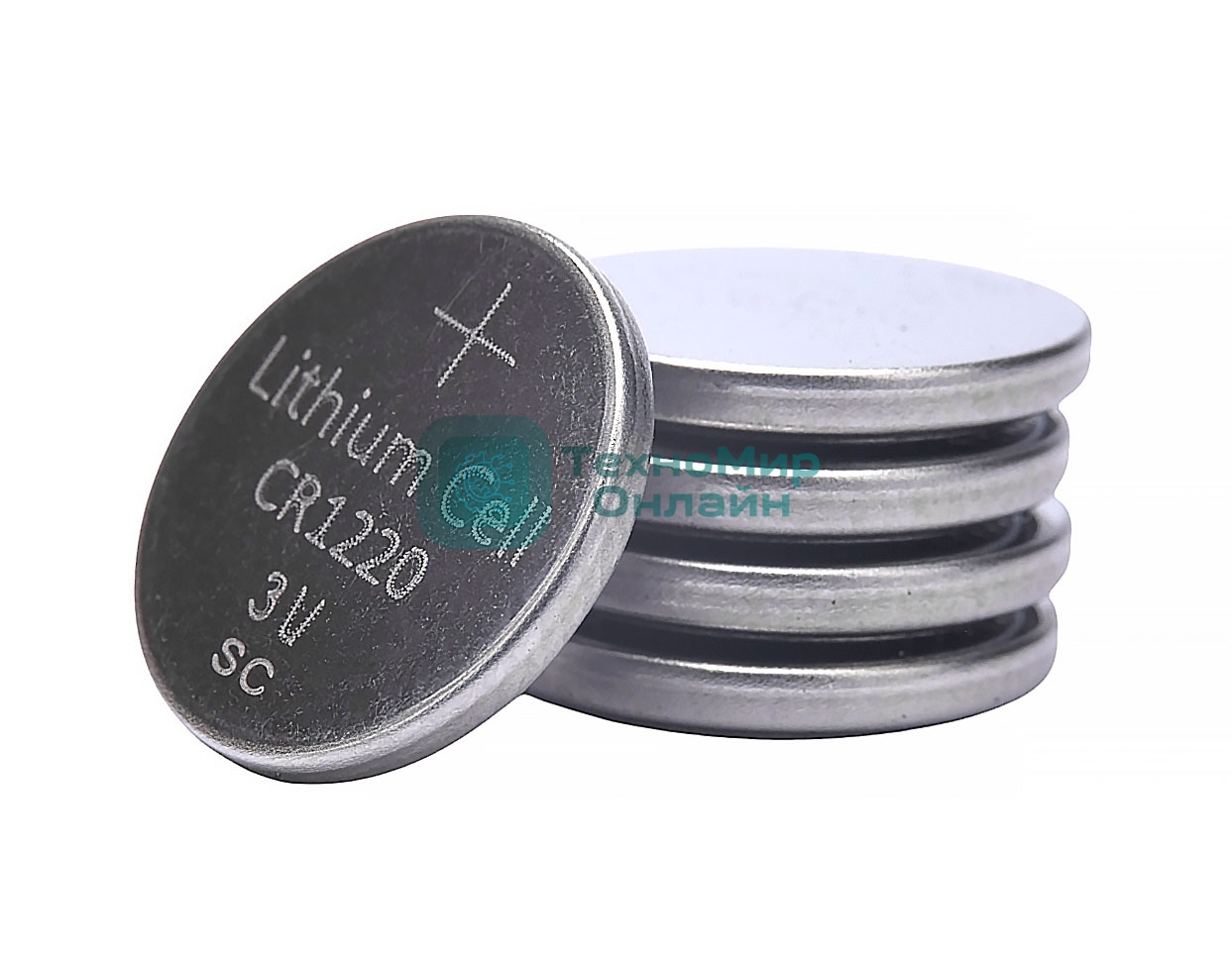 Батарейки литиевые Gembird Gb-CR1220-5B, тип CR1220, 5шт, блистер, 3 В