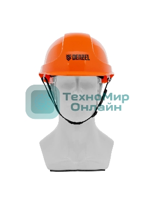 Каска защитная ударопрочная Denzel ABS/PC, плавная регулировка, модель 
