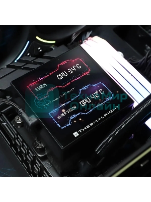 Жидкостная система охлаждения Thermalright Hyper Vision 360 Argb черный/ Display/ all Intel/AMD