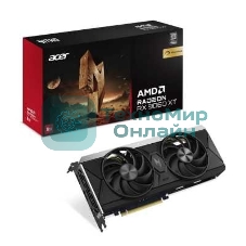 Видеокарта Acer DP.Z4UWW.P01, AMD Radeon RX 9060 XT, 8 ГБ GDDR6, 128 бит, PCI-e 5.0, 1xHDMI, 2xDP