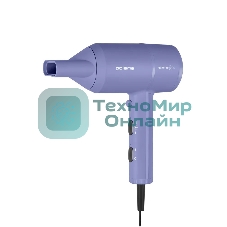 Фен Polaris PHD-1110 голубой, 1600 Вт, ионизация