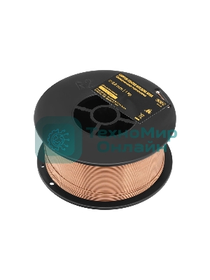 Омедненная проволока Denzel ER70S-6, диам. 0,8 мм, 1 кг, диам. катушки D100