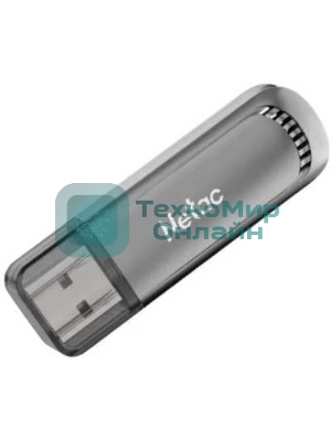 Флешка USB Netac UA61B (NT03UA61B-032G-32GM), 32Gb, USB 3.2, R/W 150/45, серый