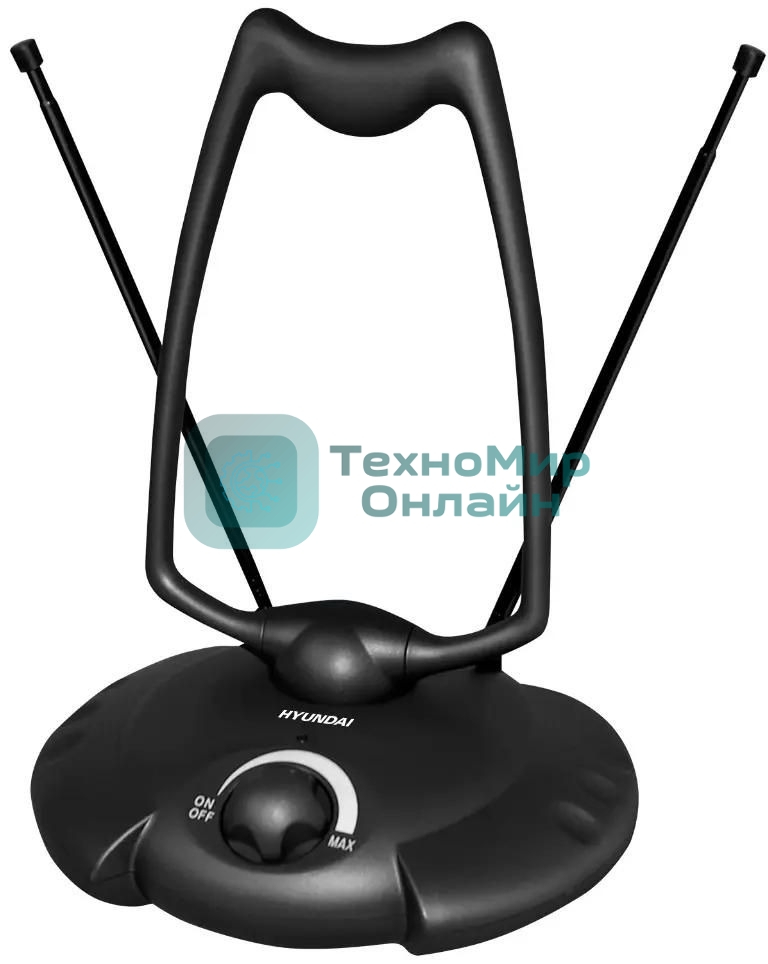 Антенна телевизионная Hyundai H-TAI200 15дБ активная черный
