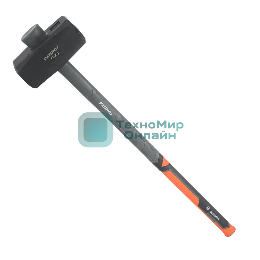 Кувалда Patriot SHF-6,0 с фиберглассовой рукояткой, 6,0кг