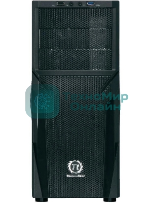 Компьютерный корпус Thermaltake Versa H21 черный без БП ATX 2x120мм 1xUSB 2.0 1xUSB 3.0 audio bott PSU