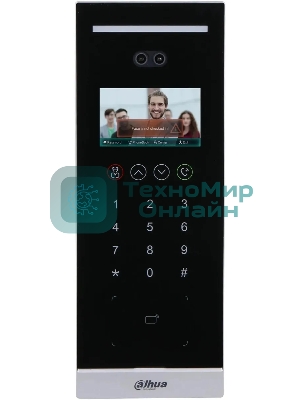 Видеопанель Dahua DHI-VTO6531H-S2 цветной сигнал цвет панели: черный